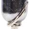 26&#x22; Black Glass &#x26; Aluminum Modern Candlestick Holder